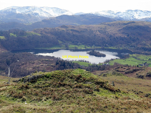 Photo 6"x4" West slope of Lord Crag Rydal c2017