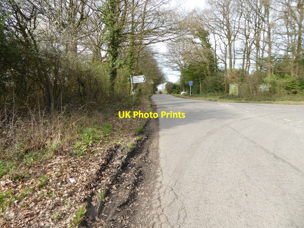 Photo 6"x4" Junction of Horsham Road and Oakwood Hill Walliswood c2017