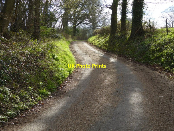Photo 6"x4" Footpath going uphill from Pond Head Lane Mayes Green c2017