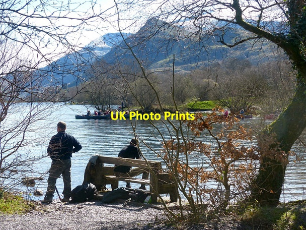 Photo 6"x4" The west bank of Llyn Padarn, Llanberis Llanberis c2017
