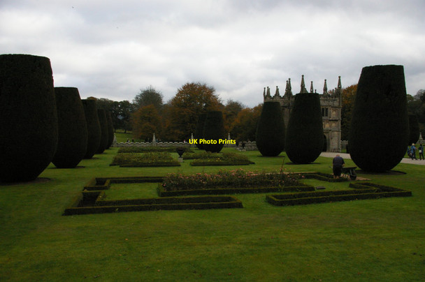 Photo 6"x4" Lanhydrock: garden to the north of the house Cutmadoc c2016