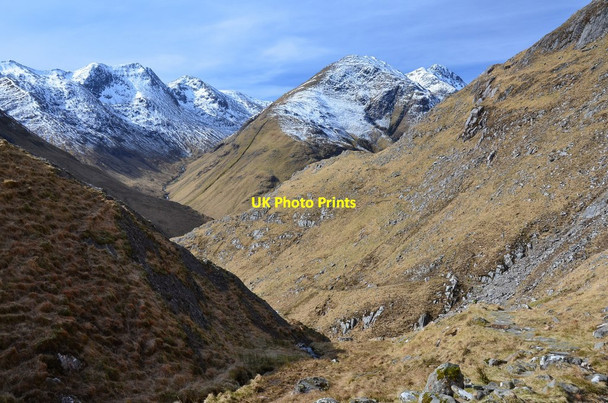 Photo 6"x4" Coire Domhain and the Glen Shiel hills Allt a' Choire Dhomdain c2017
