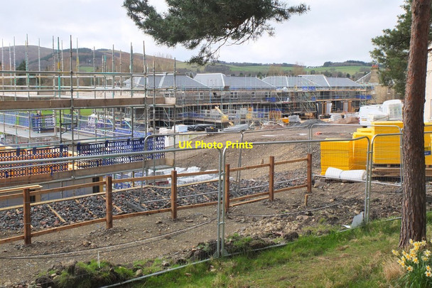 Photo 6"x4" Houses under construction, Peebles Hydro Peebles\/NT2540 c2017