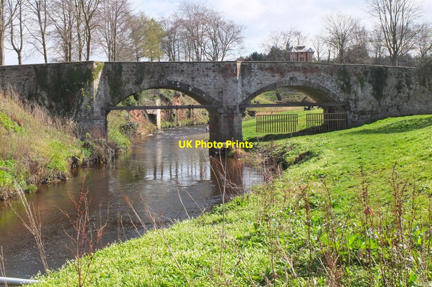 Photo 6"x4" Laundry bridge from the west, Dalkeith Country Park Dalkeith\/NT3467 c2017
