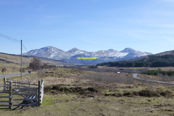 Photo 6"x4" Splendid view down Strathfillan Tyndrum\/NN3330 c2017