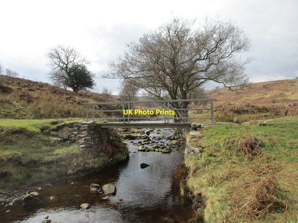 Photo 6"x4" Footbridge over Wheeldale Gill Goathland c2017