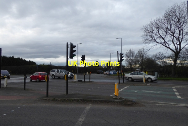 Photo 6"x4" Junction on Finney Lane Gatley c2017