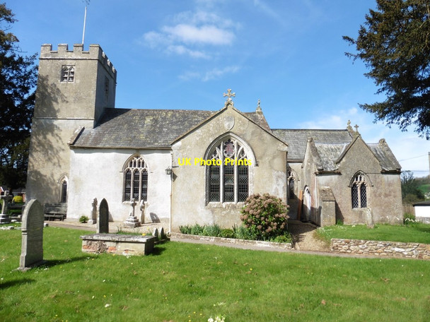 Photo 6"x4" Church of St Mary and St Giles, Buckerell Buckerell c2017