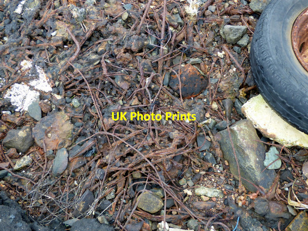 Photo 6"x4" Shipyard debris Port Glasgow c2017