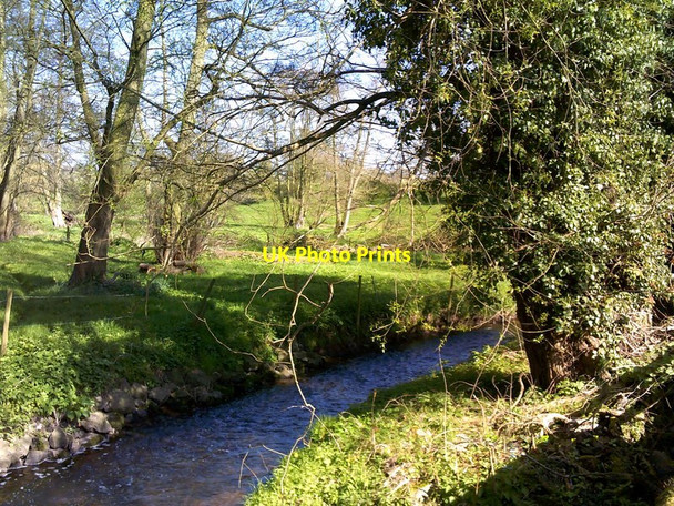 Photo 6"x4" Brook from the Bridge Ounsdale c2017