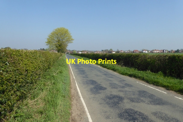 Photo 6"x4" Road to Copmanthorpe Askham Bryan c2017