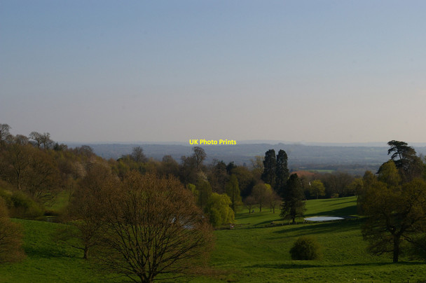 Photo 6"x4" Chartwell: view down the valley into the Weald French Street c2017