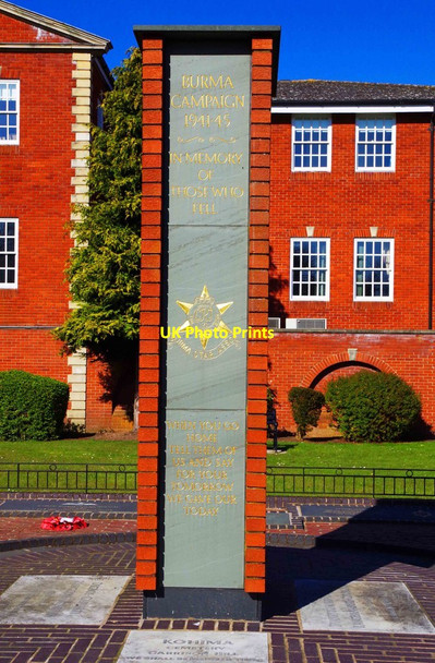 Photo 6"x4" Garden of Remembrance (3) - Memorial Column, Market Street, Bromsgrove, Worcs Bromsgrove c2017