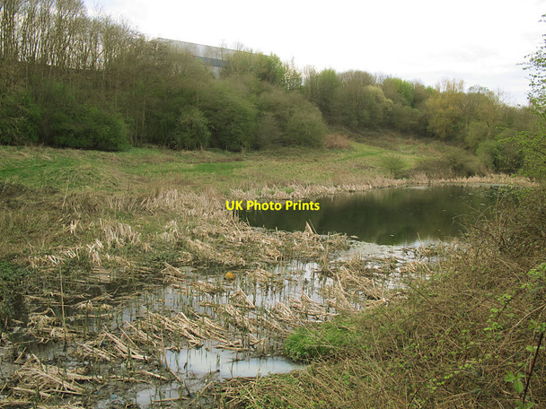 Photo 6"x4" Small reservoir, Low Moor Low Moor\/SE1528 c2017