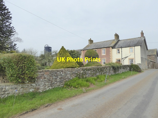Photo 6"x4" Bowness Hall Farm Bowness-on-Solway c2017