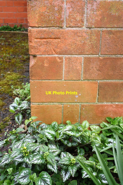 Photo 6"x4" Benchmark on Church of St Anne Grantham c2016