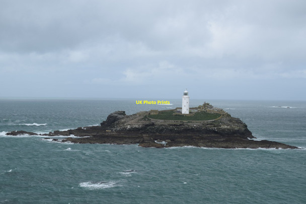 Photo 6"x4" Godrevy Island Gwithian c2017