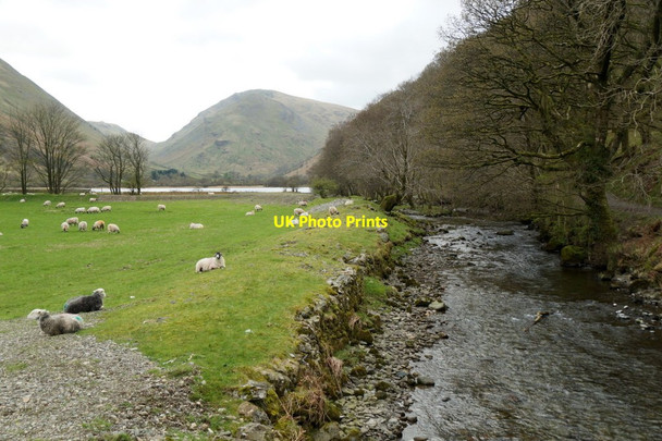 Photo 6"x4" Goldrill Beck from Cow Bridge at Hartsop Hartsop c2017