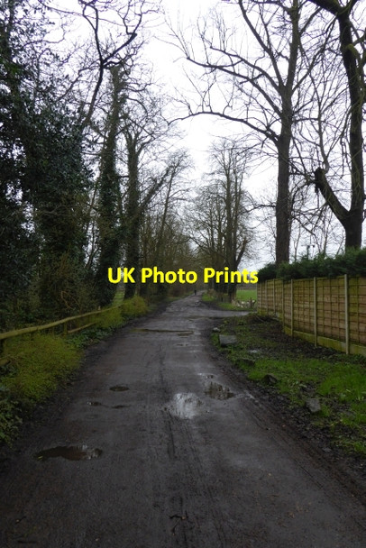 Photo 6"x4" Track to Deandale Farm Handforth c2017