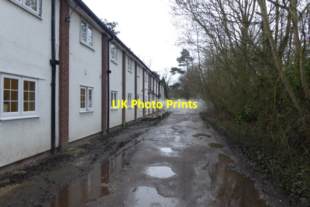 Photo 6"x4" Buildings along Clay Lane Handforth c2017