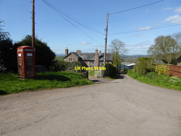 Photo 6"x4" Road junction in Cwmcarvan Cwmcarvan c2017