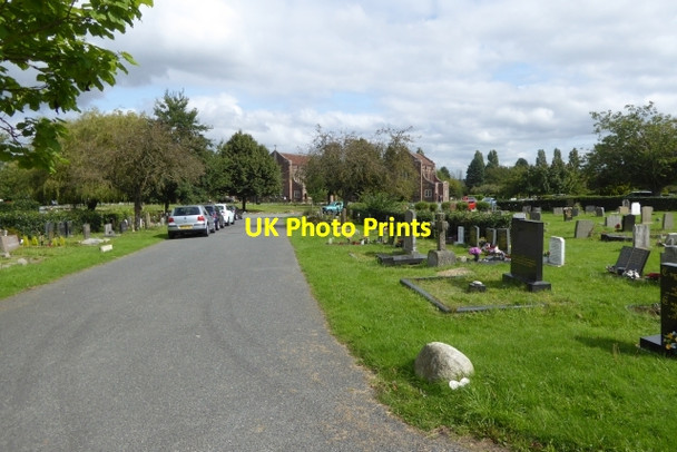 Photo 6"x4" Landican Cemetery and Crematorium Heswall c2016