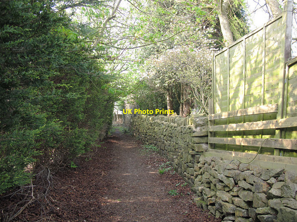 Photo 6"x4" Footpath near from West Lane to Belmont Rise Baildon c2017