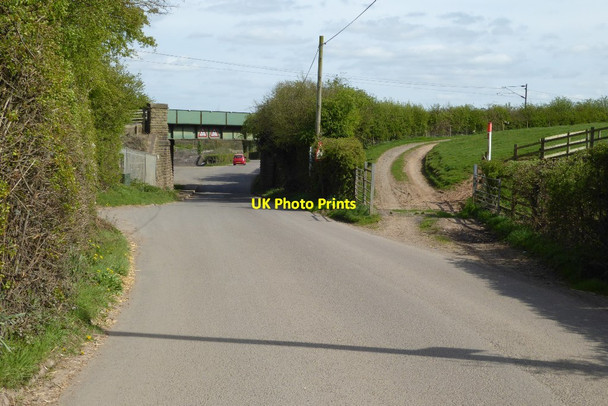 Photo 6"x4" Railway crossing Weights Lane Redditch c2017