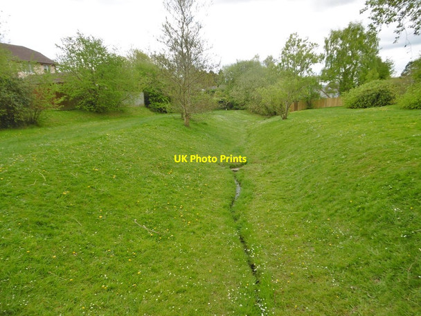 Photo 6"x4" Lytchett Matravers, brook Lytchett Matravers c2017