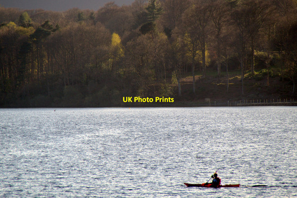 Photo 6"x4" Kayaking on Derwent Water Keswick\/NY2623 c2017