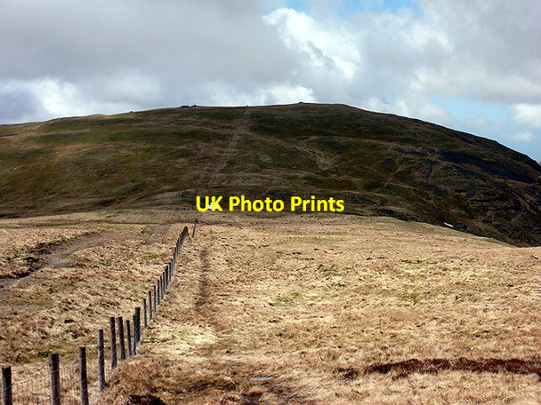 Photo 6"x4" On the Plynlimon to Pen Pumlumon Arwystli path Llyn Llygad Rheidol c2013
