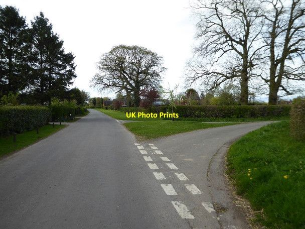 Photo 6"x4" Road junction near Upper Bentley Farm Lower Bentley c2017