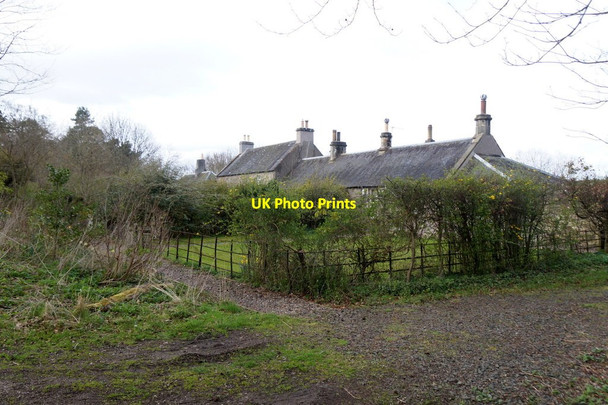 Photo 6"x4" Long Green cottages on the Dalmeny Estate Cramond c2017