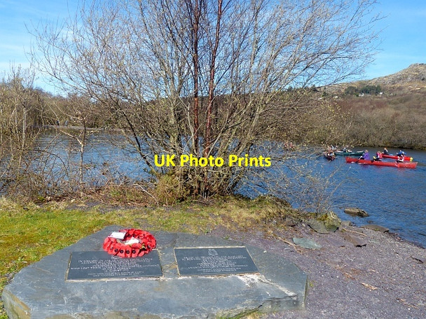 Photo 6"x4" Memorial, Llyn Padarn Llanberis c2017