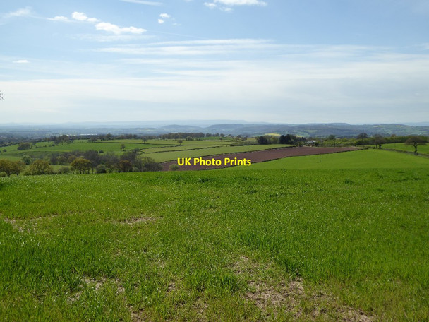 Photo 6"x4" View to the Black Mountains Pencombe c2017