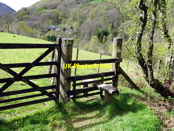 Photo 6"x4" Stile in Cwm Rheidol Ystumtuen c2017