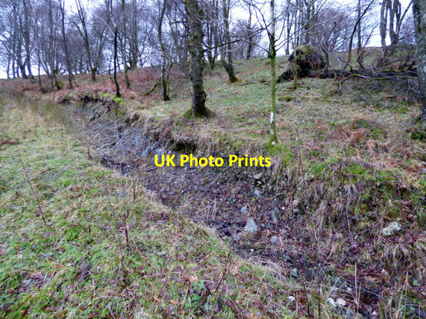 Photo 6"x4" Drainage channel in Glen Douglas Inverbeg c2015