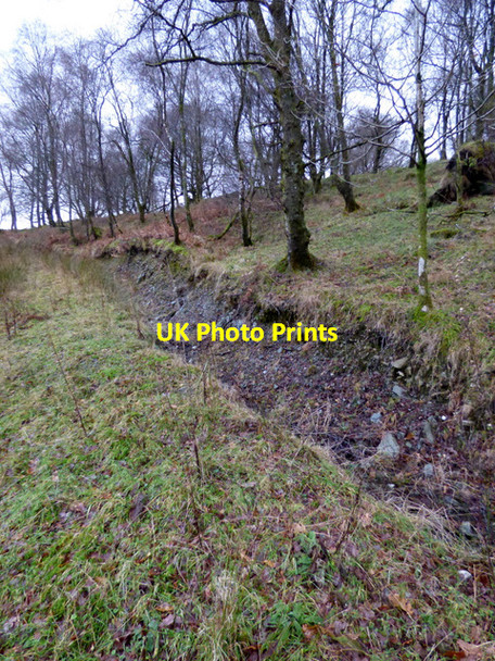 Photo 6"x4" Drainage channel in Glen Douglas Inverbeg c2015 P1