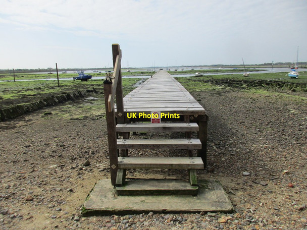 Photo 6"x4" Jetty, Emsworth Harbour Emsworth c2017