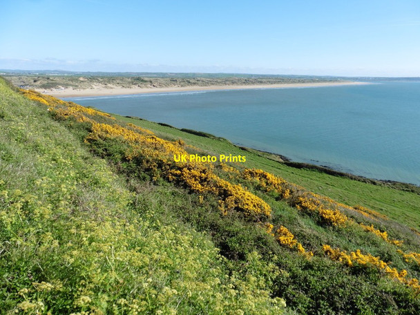 Photo 6"x4" The edge of Saunton Down Croyde Bay\/SS4339 c2017