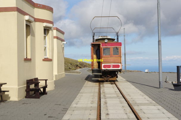 Photo 6"x4" Snaefell Summit Station Baldhoon c2017 P1