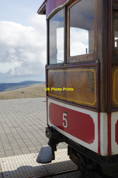 Photo 6"x4" Car no 5, Snaefell Summit Station Baldhoon c2017
