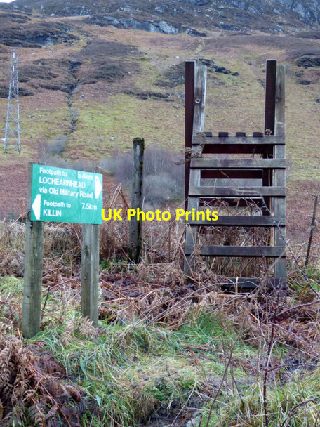 Photo 6"x4" Glen Ogle railway path Meall Buidhe\/NN5727 c2015