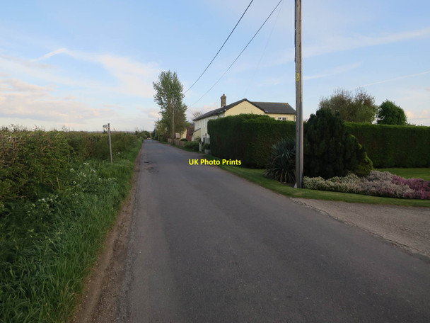 Photo 6"x4" Fen Road through Shingay Shingay c2017