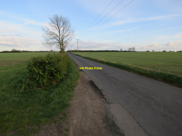 Photo 6"x4" Fen Road Shingay c2017