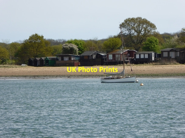 Photo 6"x4" Shoreline cabins at Stone Point, Wrabness Wrabness c2017