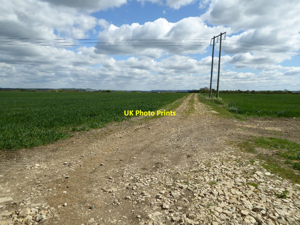 Photo 6"x4" Farmland track Armscote c2017