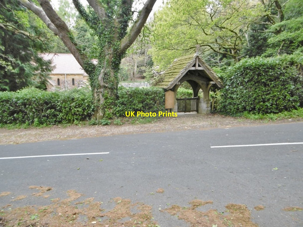 Photo 6"x4" Lytchett Heath, lych gate Beacon Hill\/SY9794 c2017