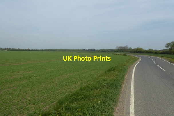 Photo 6"x4" Road north of Button Hill Farm Cawood c2017