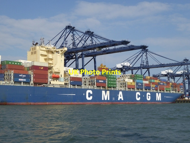 Photo 6"x4" Felixstowe Container port Shotley Gate c2017 P1